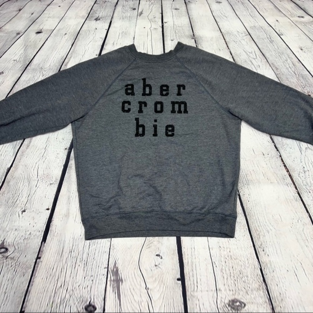 Grey Abercrombie sweatshirt YXL